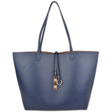 Navy blue/khaki 2 Piece Reversible Tote