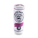 White Paw - Bark Cherry white and hot pink dog toy 7" by 2.75"