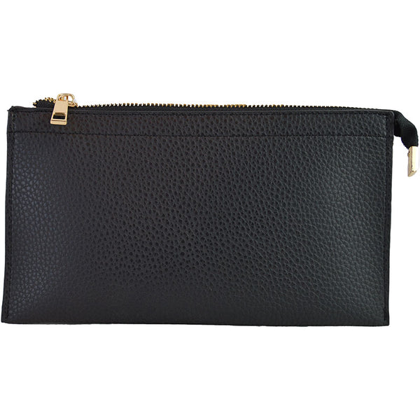 This is It! bag shown in black as a clutch