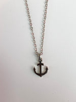 Petite Anchor Charm Necklace