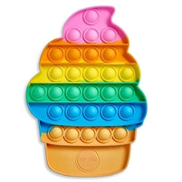 Pop It! Large Multi-color Ice Cream Cone Bubble Pop