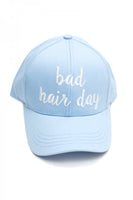 Baby Blue Bad Hair Day Baseball Cap