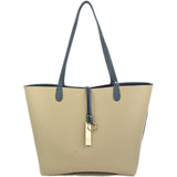 Reversed beige version of the two piece Gray/Beige Reversible Tote