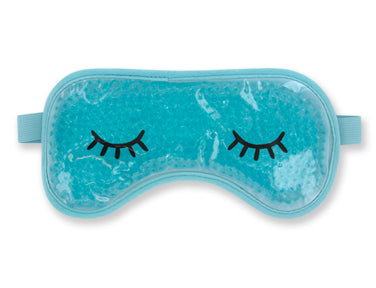 Turquoise "Treat Yourself" gel eye mask